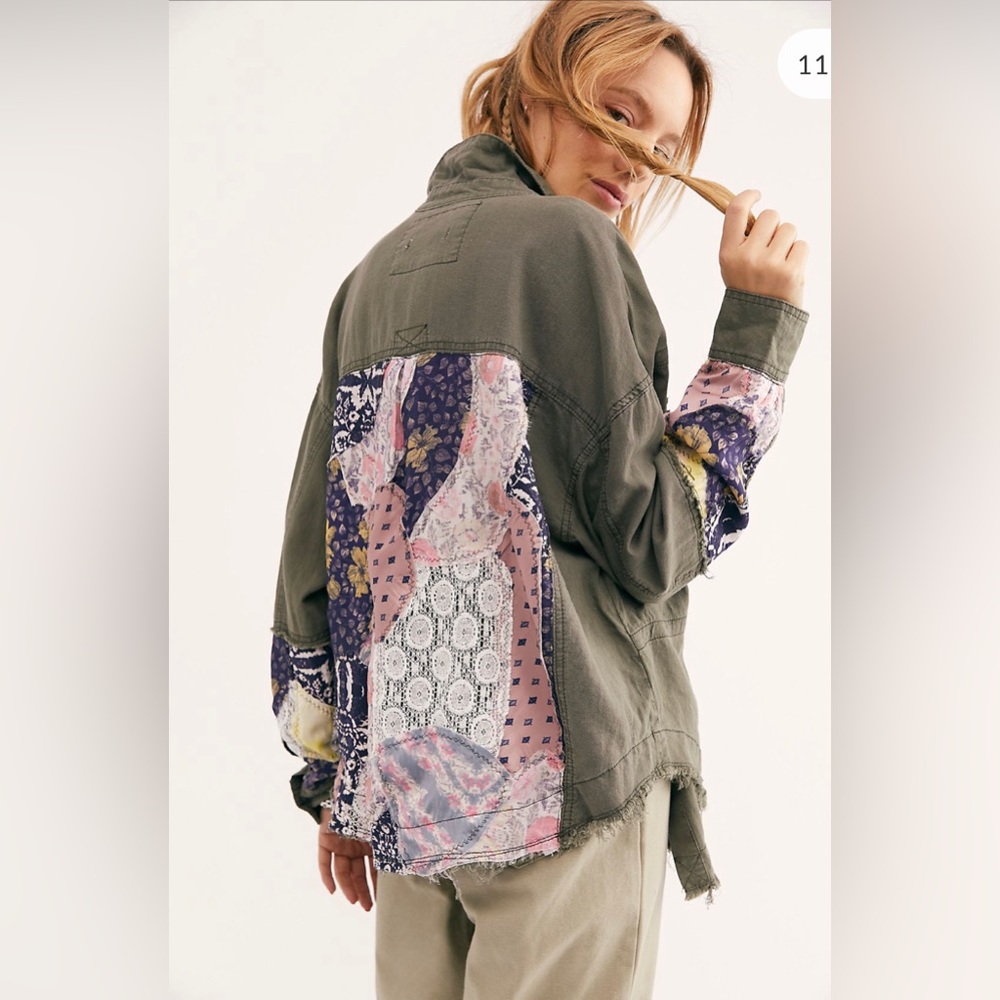 We The Free Isabella Patchwork Button-Down